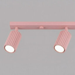 Luminosa Lighting Luminosa Karbon Ceiling Spotlight Bar Pink 4X Gu10 - thumbnail 5