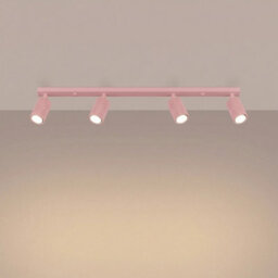 Luminosa Lighting Luminosa Karbon Ceiling Spotlight Bar Pink 4X Gu10 - thumbnail 3