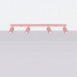 Luminosa Lighting Luminosa Karbon Ceiling Spotlight Bar Pink 4X Gu10 - thumbnail 2