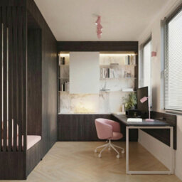 Luminosa Lighting Luminosa Karbon Ceiling Spotlight Bar Pink 4X Gu10 - thumbnail 9