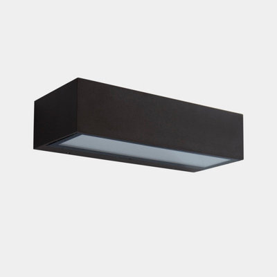 Luminosa Lighting Luminosa Nemesis Outdoor Up Down Wall Lamp Brown, Tinted Led 8.8W Cct 2700-3200-4000K Ip65 On-Off