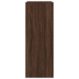 Berkfield Shoe Cabinet Brown Oak 74.5X37.5X100 Cm Engineered Wood - thumbnail 5