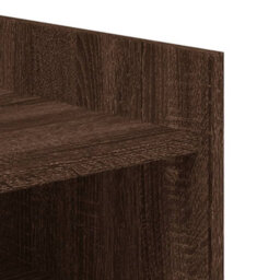 Berkfield Shoe Cabinet Brown Oak 74.5X37.5X100 Cm Engineered Wood - thumbnail 8