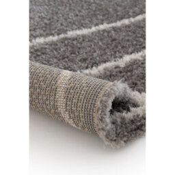 Melrose Squiggle Grey Coloured Large Area Indoor Rug 160/230Cm - thumbnail 4
