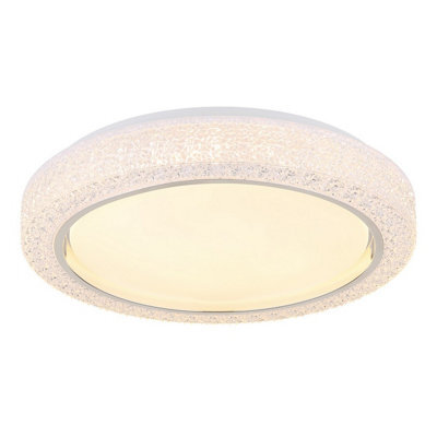 Luminosa Lighting Luminosa Liami Decorative Flush Ceiling Light White Led 3000K - image 1