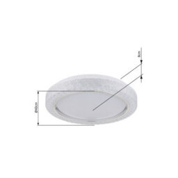 Luminosa Lighting Luminosa Liami Decorative Flush Ceiling Light White Led 3000K - thumbnail 8