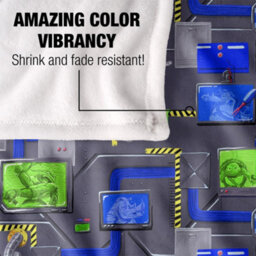 Teenage Mutant Ninja Turtles: Mutant Mayhem Sewer Tech Silky Patterned Supersoft Blanket Multicoloured (152Cm X 127Cm) - thumbnail 4