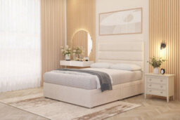 Somnior Beds Somnior Chambery Ivory Plush Hybrid Pocket Sprung Orthopaedic Divan Bed Set With Upholstered Headboard - thumbnail 4