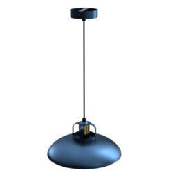 Milagro Felix Blue Pendant Lamp 1Xe27 The Hand Made High Quality Fittings 29Cm Shades Rugged Industrial Look - thumbnail 6