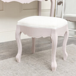 Melody Maison Pink Dressing Table, Mirror, Stool Set - Sophia Pink Range - thumbnail 7