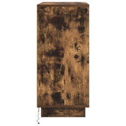 Berkfield Modern Sideboard With Led, Smoked Oak, 71X34.5X75 Cm, Engineered Wood - thumbnail 9