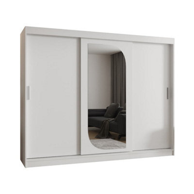 Arte Luminous White Lucy Sliding Door Wardrobe 2500mm X 2000mm X 620mm - A Bright And Sophisticated Storage Solution - image 1