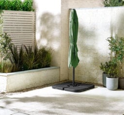 Furniturebox Uk Cantilever Green Square Garden Parasol Only (No Base) - thumbnail 2