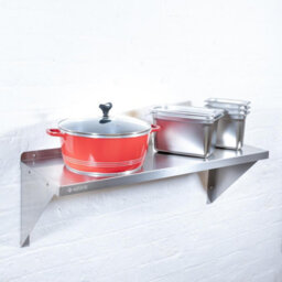 eZone Stainless Steel Wall Shelf 900X300mm Commercial Catering Kitchen Storage - thumbnail 7
