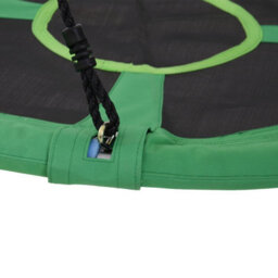 Homcom 100Cm Giant Nest Web Rope Hanging Tree Swing Seat Round Backyard - thumbnail 9