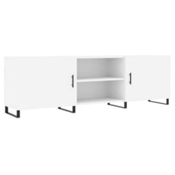 Berkfield Tv Cabinet White 150X30X50 Cm Engineered Wood - thumbnail 2