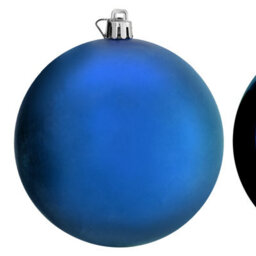 Christmas Tree World 8Cm Blue Bauble Set Shiny/matt (40 Pc) - thumbnail 4