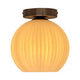 First Choice Lighting Set Of 2 Betchley - White Glass Satin Nickel Ceiling Light Fittings - thumbnail 3