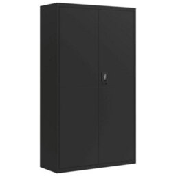 Berkfield File Cabinet Black 105X40X180 Cm Steel - thumbnail 2