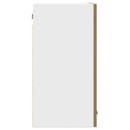 Berkfield Kitchen Wall Cabinet With Glass Door Artisan Oak 60X31X60 Cm - thumbnail 5