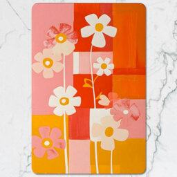 Benjamin Tate Design Designer Artwork Placemat And Coaster Set With Wood Backing, 12 Pieces, Exclusive Collection - thumbnail 2