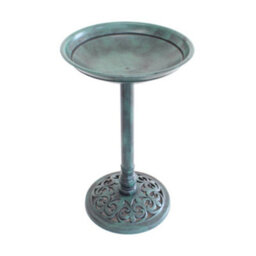 Oypla Traditional Ornamental Garden Pedestal Bird Bath Outdoor Water - thumbnail 7