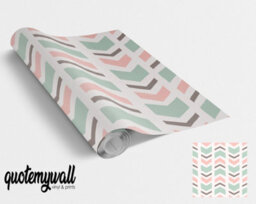 Quote My Wall Quotemywall Chevron Pattern Vinyl Furniture/window Wrap For Furniture & Kitchen Worktops - thumbnail 1