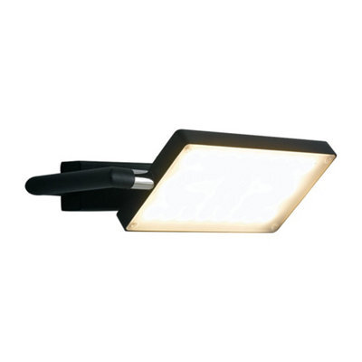 Luminosa Lighting Luminosa Book Led Wall Light Black 3200Lm 3200K 22.5X10-15Cm