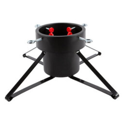Harbour Housewares Classic Real Christmas Tree Stand - 5.5In - Black - thumbnail 1