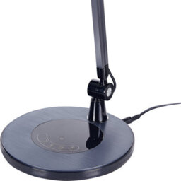 Beliani Desk Led Lamp Black Aluminium With Dual Dimming Touch Switch - Minimalist Desk Light For Home And Office - thumbnail 8