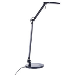 Beliani Desk Led Lamp Black Aluminium With Dual Dimming Touch Switch - Minimalist Desk Light For Home And Office - thumbnail 7