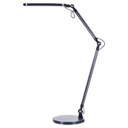 Beliani Desk Led Lamp Black Aluminium With Dual Dimming Touch Switch - Minimalist Desk Light For Home And Office - thumbnail 4