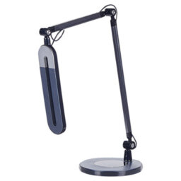 Beliani Desk Led Lamp Black Aluminium With Dual Dimming Touch Switch - Minimalist Desk Light For Home And Office - thumbnail 6