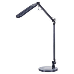 Beliani Desk Led Lamp Black Aluminium With Dual Dimming Touch Switch - Minimalist Desk Light For Home And Office - thumbnail 5