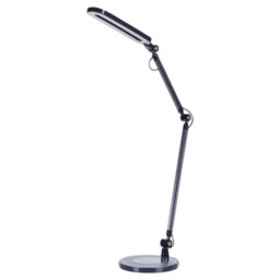 Beliani Desk Led Lamp Black Aluminium With Dual Dimming Touch Switch - Minimalist Desk Light For Home And Office - thumbnail 2