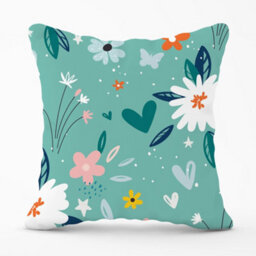 Warren Reed Designer Garden Summer Flowers Cushions 60Cm X 60Cm - thumbnail 1