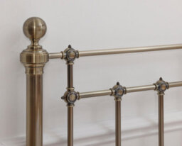 Save On Goods UK 4Ft6 Double Brass Finish,traditional Antique Victorian Metal Bed Frame Bedstead,4Ft6 Double,5Ft King - thumbnail 6