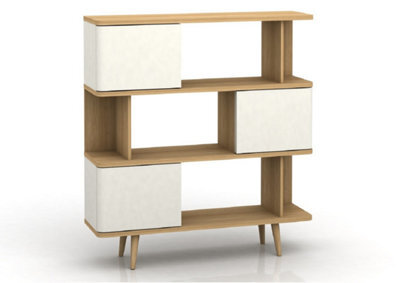 Dorel Home Loft24 Alandra Bookcase In Oak White - image 1