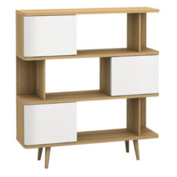 Dorel Home Loft24 Alandra Bookcase In Oak White - thumbnail 6