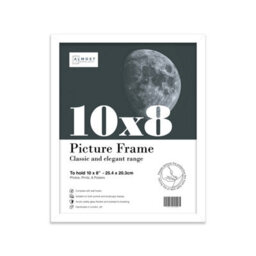 10X8 White Picture Frame (25.4 X 20.3Cm) Poster, Photo, Artwork, Gallery Wall Or Print - thumbnail 1