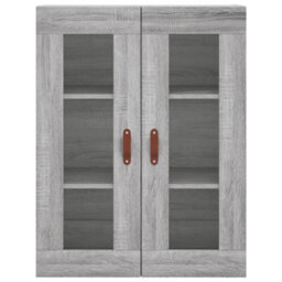 Berkfield Wall Mounted Cabinet Grey Sonoma 69.5X34X90 Cm - thumbnail 6