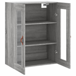 Berkfield Wall Mounted Cabinet Grey Sonoma 69.5X34X90 Cm - thumbnail 7
