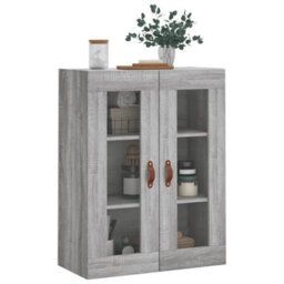 Berkfield Wall Mounted Cabinet Grey Sonoma 69.5X34X90 Cm - thumbnail 4