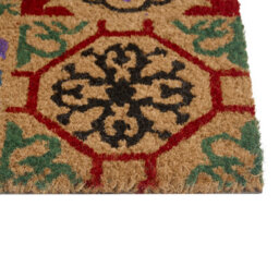 Beliani Doormat Naukati Multicolour 50 X 80 Cm Coir - thumbnail 4