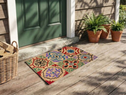 Beliani Doormat Naukati Multicolour 50 X 80 Cm Coir - thumbnail 2