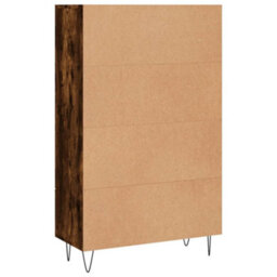 Berkfield Highboard Smoked Oak 69.5X31X115 Cm Engineered Wood - thumbnail 8