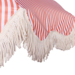 Gardenkraft 2M Striped Outdoor Garden Parasol - Terracotta - thumbnail 3