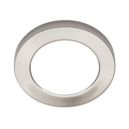 Litecraft Darly Satin Nickel 1 Lamp Modern Bathroom 6W Led Flush Ceiling Light - thumbnail 2