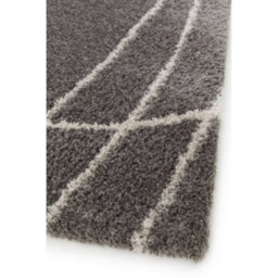 Melrose Squiggle Grey Coloured Medium Area Indoor Rug 120/170Cm - thumbnail 3