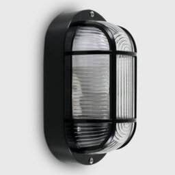 Valuelights Carnforth Modern Black Ip44 Rated Outdoor Garden Security Bulkhead Wall Light - thumbnail 4